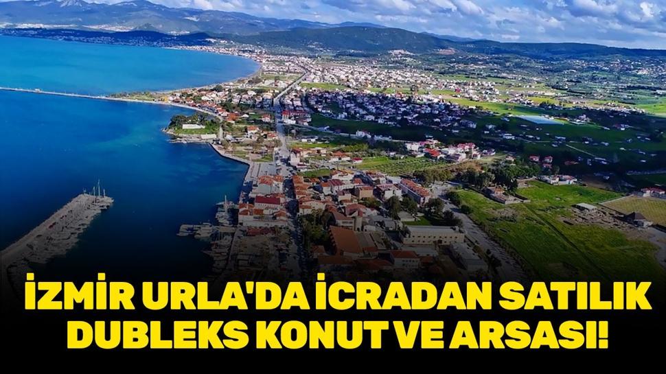 İzmir Urla'da icradan satılık dubleks konut ve arsası!