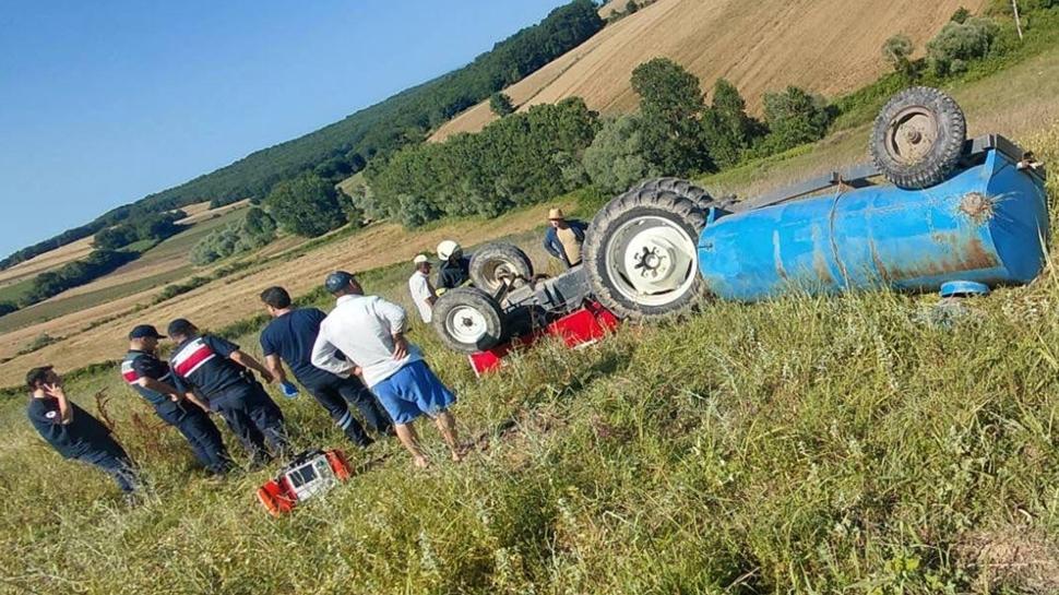 Samsun'da traktör kazası: Sürücü hayatını kaybetti