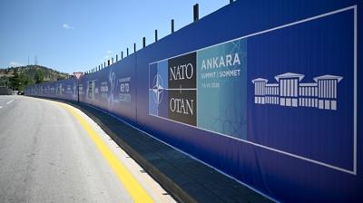 Ba�kentte NATO Zirvesi hareketlili�i! Billboardlarda dikkat �eken ifadeler