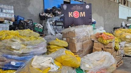 �ikolata deposuna bask�n! 29 ton �ikolata ele ge�irildi
