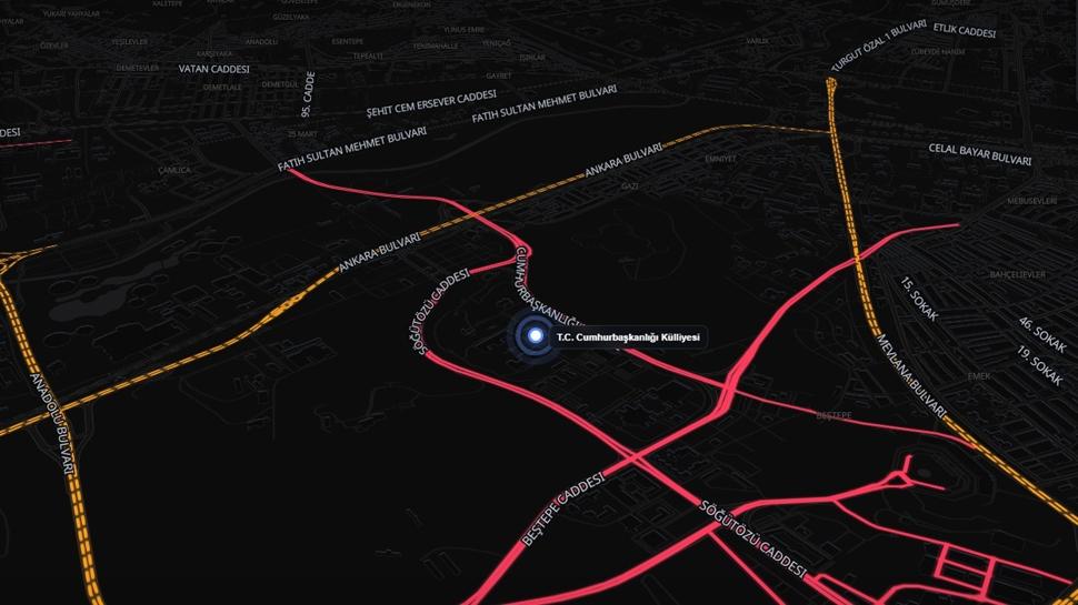 İletişim Başkanlığının NATO Zirvesi trafik haritasına yoğun ilgi