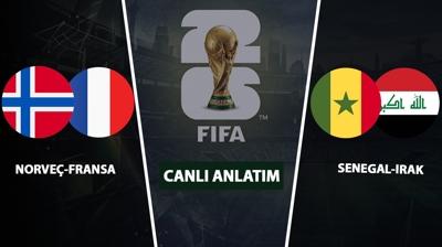 CANLI: Norve�-Fransa | Senegal-Irak