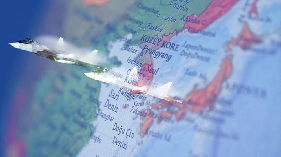 Gökyüzünde tehlikeli gerilim! Savaş uçakları Rus ve Çin jetleri için havalandı