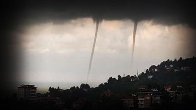3 il�ede birden g�r�ld�: Rize'de hortum pani�i