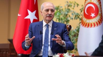 TBMM Ba�kan� Kurtulmu�'tan Ter�rs�z T�rkiye mesaj�: ��in �o�u bitti 