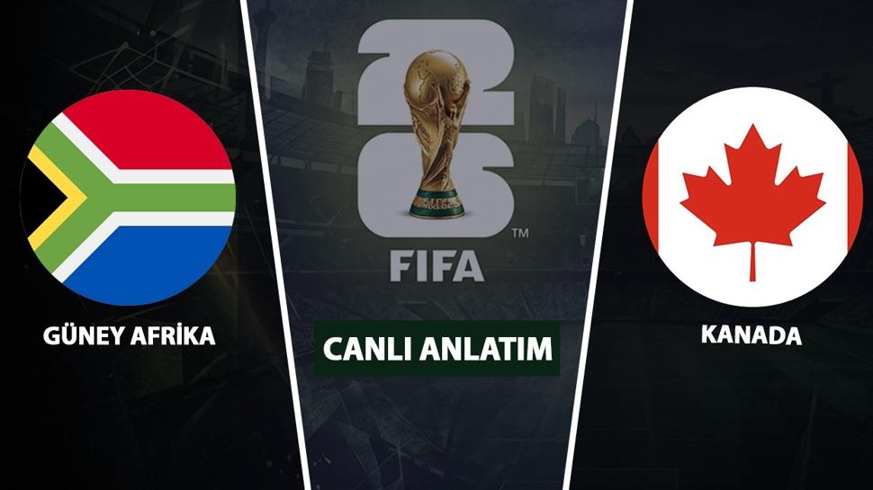 CANLI: Güney Afrika - Kanada