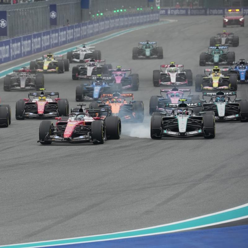 Formula 1 Avusturya Grand Prix'sinde kazanan George Russel