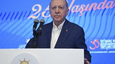 Ba�kan Erdo�an'dan 25. y�l mesaj�: AK Parti T�rkiye'yi d�n��t�rd�