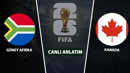 CANLI: G�ney Afrika - Kanada