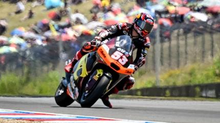 Deniz �nc�, Moto2 Hollanda yar���n� tamamlayamad�