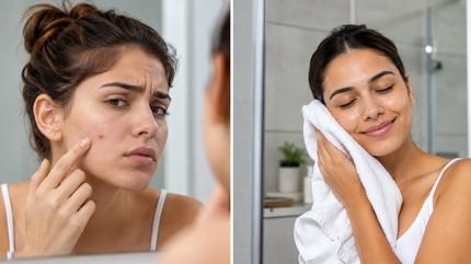 Her g�n y�z�n�ze s�r�yorsunuz ama... Sivilcenin sebebi havlular olabilir