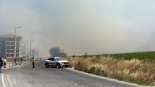 Silivri'de k�rsal alanda yang�n