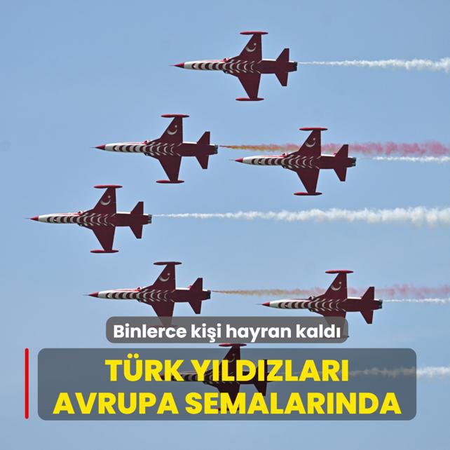 T�rk Y�ld�zlar� Bel�ika semalar�nda! Binlerce ki�i hayran kald�