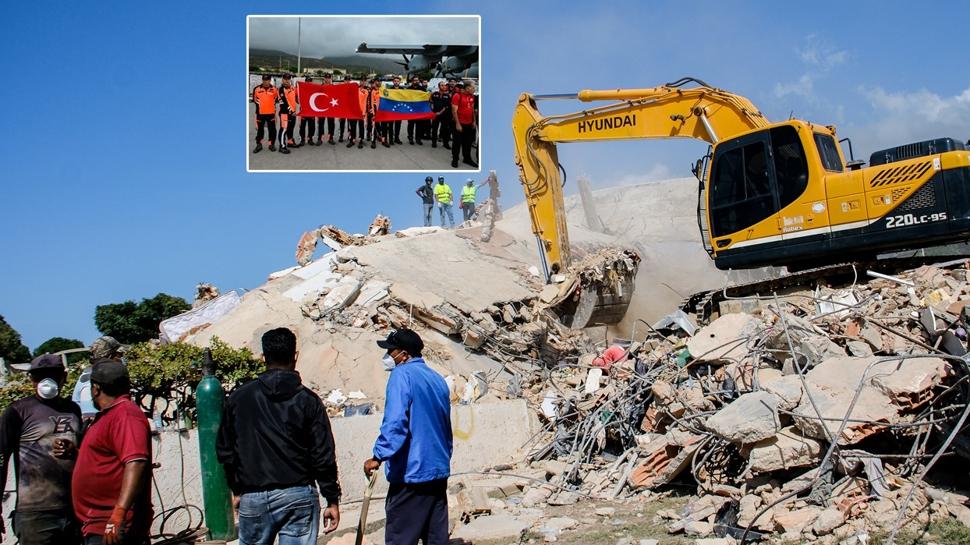 Türkiye'den Venezuela'ya yardım eli: Kurtarma çalışmaları başladı