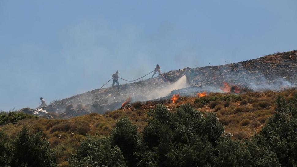 Hatay'da makilik alanda çıkan yangın kontrol altına alındı