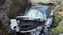 Giresun'da otomobil kanala d��t�: �l� ve yaral�lar var