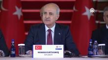 �stanbul'daki NATO zirvesinden Gazze mesaj�... TBMM Ba�kan� Kurtulmu�: Egemen Filistin Devleti Kurulmal�