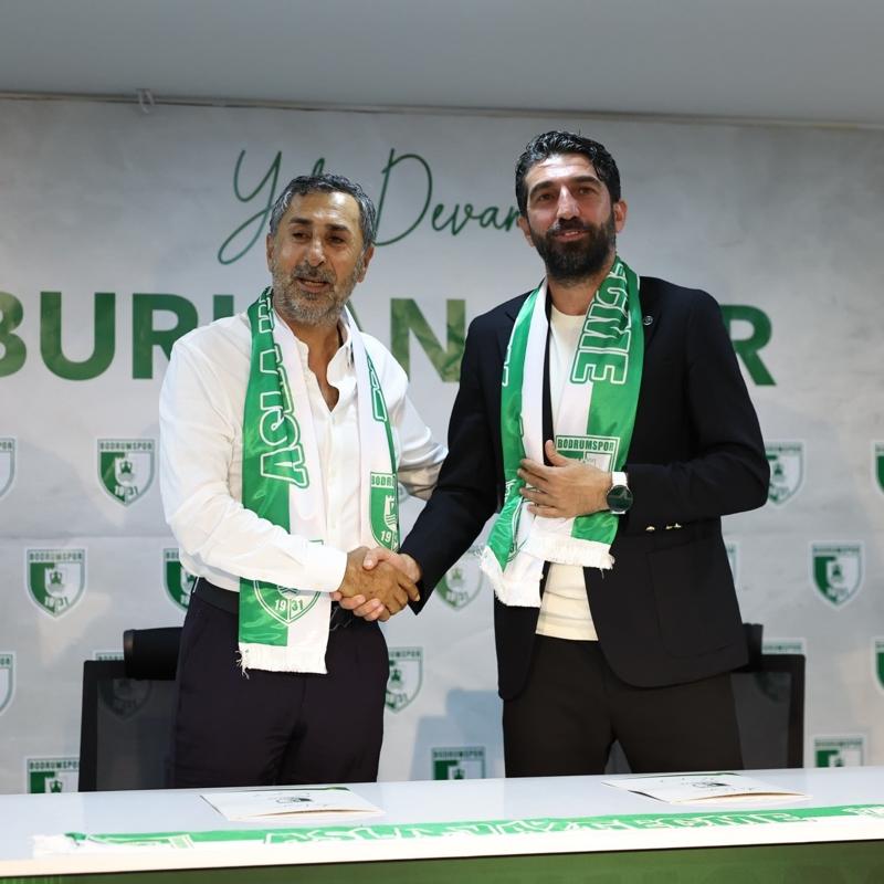 Bodrum FK'den Burhan E�er ile devam karar�!
