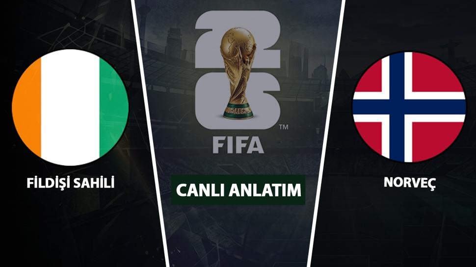 CANLI: Fildişi Sahili - Norveç