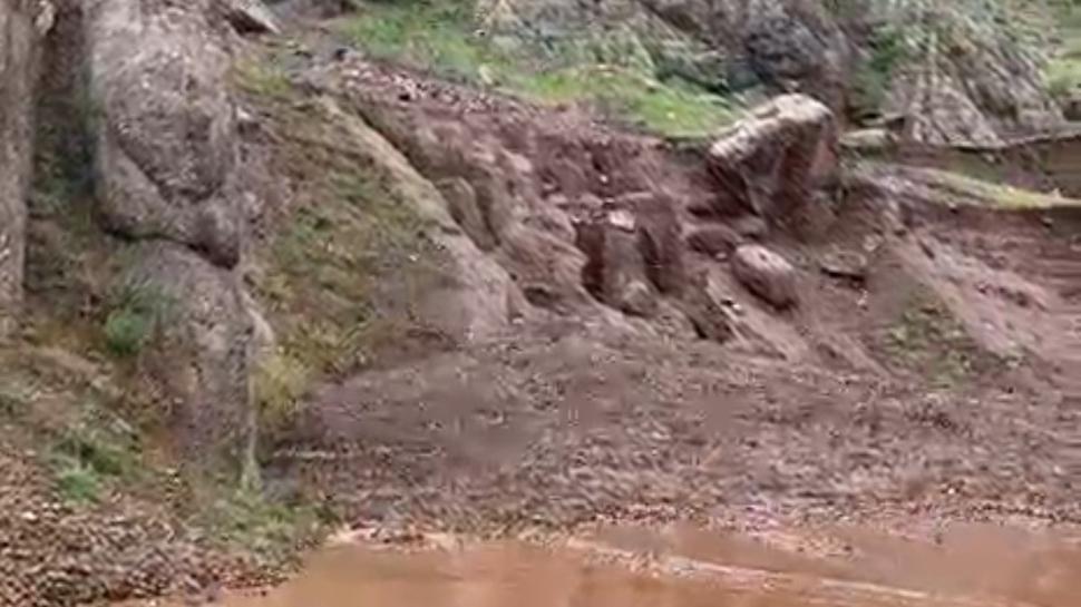Hakkari'de heyelanın boyutu ortaya çıktı: 8 milyon metreküp toprak yer değiştirdi