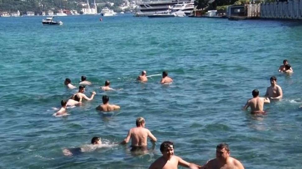 İstanbul bugün kavruldu! Vatandaş çareyi sahilde buldu