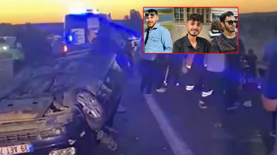 Lastiği patlayan otomobil takla attı: Korkunç kaza 3 can aldı