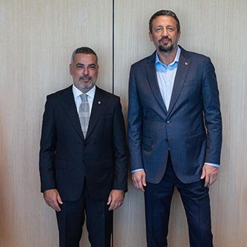 �zkan Arsever'den TBF'ye ziyaret!