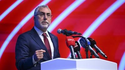 Bakan I��khan, may�s ay� i� g�c� istatistiklerini de�erlendirdi