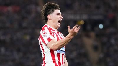 Barcelona'da Julian Alvarez mesaisi