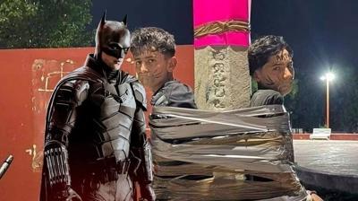 Batman'�n su�u ne! H�rs�zlar� avlad��� i�in polis pe�inde