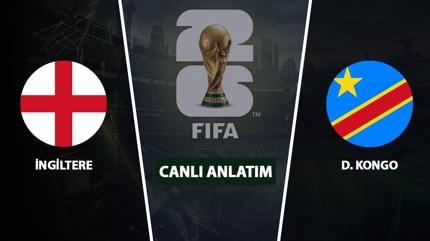 CANLI: �ngiltere-Demokratik Kongo