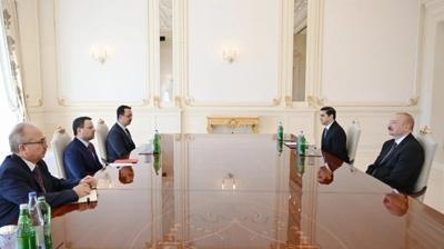 Aliyev, Bakan G�rlek'i kabul etti