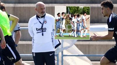Beşiktaş'tan 2 gollü prova! Goller gençlerden geldi