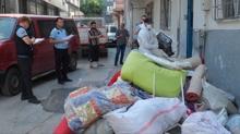 Bursa'da evden 5 ton ��p ��kt�