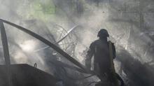 Kiev ate� alt�nda! Rusya'dan yo�un hava harekat�