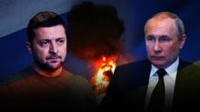 Zelenskiy y�k�lan binan�n �n�nden hayk�rd�: ''Putin sava�� kaybediyor''