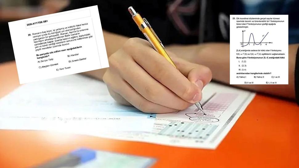 YKS'de bir soru iptal bir cevapta de�i�iklik