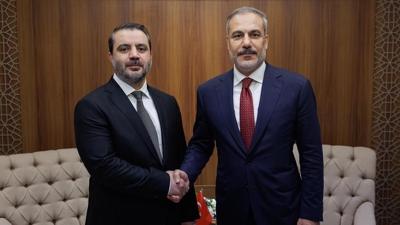 Bakan Fidan, Suriyeli mevkida�� ile telefonda g�r��t�