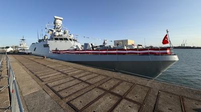 Bel�ika'da M�LGEM r�zgar�! TCG Burgazada ziyarete a��ld�