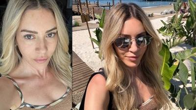 Sinem Kobal ve k�z� Leyla'dan piknik pozu! Be�eni ya�muruna tutuldu