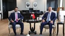 Bakan Fidan, IKBY Ba�bakan Yard�mc�s� Kubat Talabani ile g�r��t�