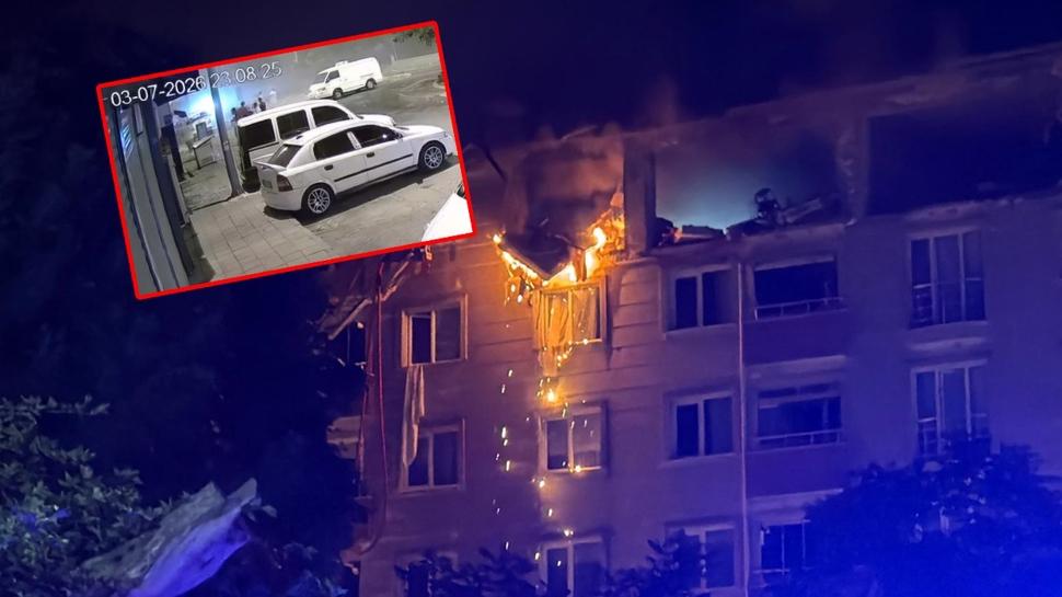 2 ki�inin �ld��� patlama an� ortaya ��kt�! �orlu'daki deh�et anlar� kamerada