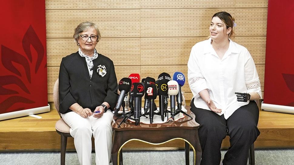Afetzede anneye biyonik kol