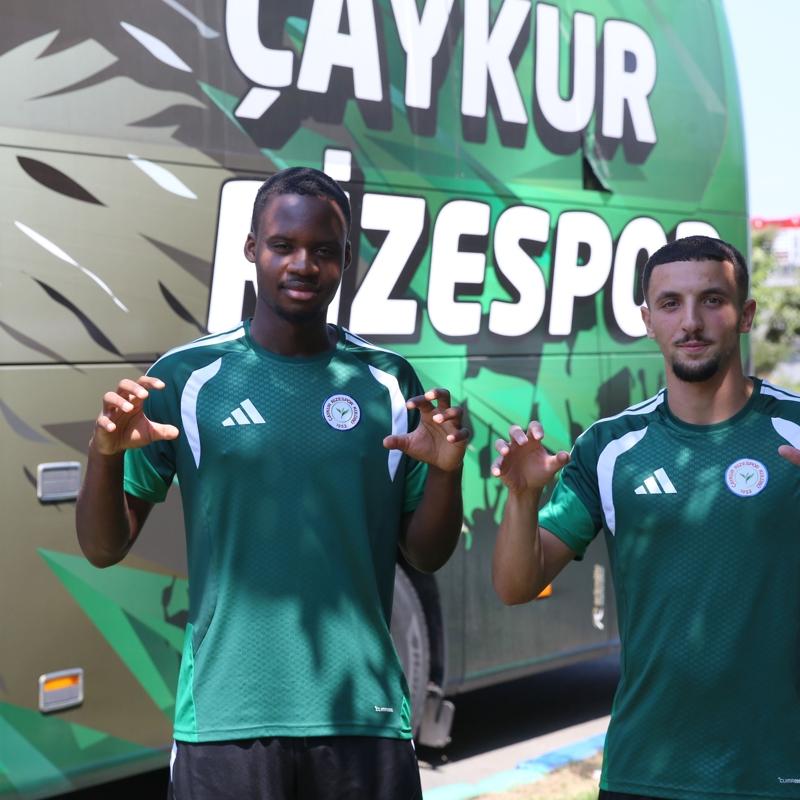 �aykur Rizespor'un yeni transferlerinden camiaya mesaj