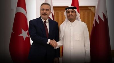 Bakan Fidan'dan kritik telefon... Katarl� mevkida�� ile g�r��t�
