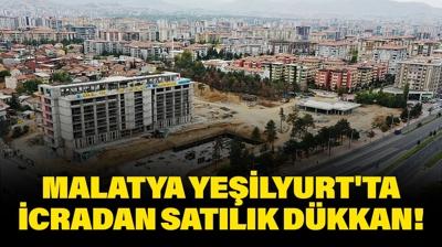 Malatya Ye�ilyurt'ta 90 metrekare icradan sat�l�k d�kkan!