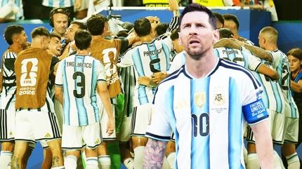 Arjantin uzatmalarda turlad�! Messi yine bo� ge�medi