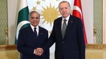 Dolmabah�e'de �nemli zirve! Ba�kan Erdo�an, �erif ile g�r��t� 