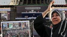 Hamaney'e 4 ay sonra cenaze t�reni! ABD ve �srail'i hedefe koydular