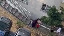 Ka��thane'de korkun� olay: 9. kattan d��en bebek hayat�n� kaybetti